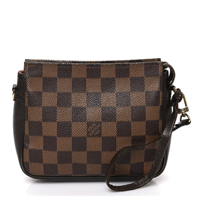 Louis Vuitton Damier Ebene Trousse Make Up Bag Pochette 1 of 9