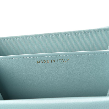 Chanel Caviar Quilted Flap Card Holder Wallet Light Blue 8 of 9
