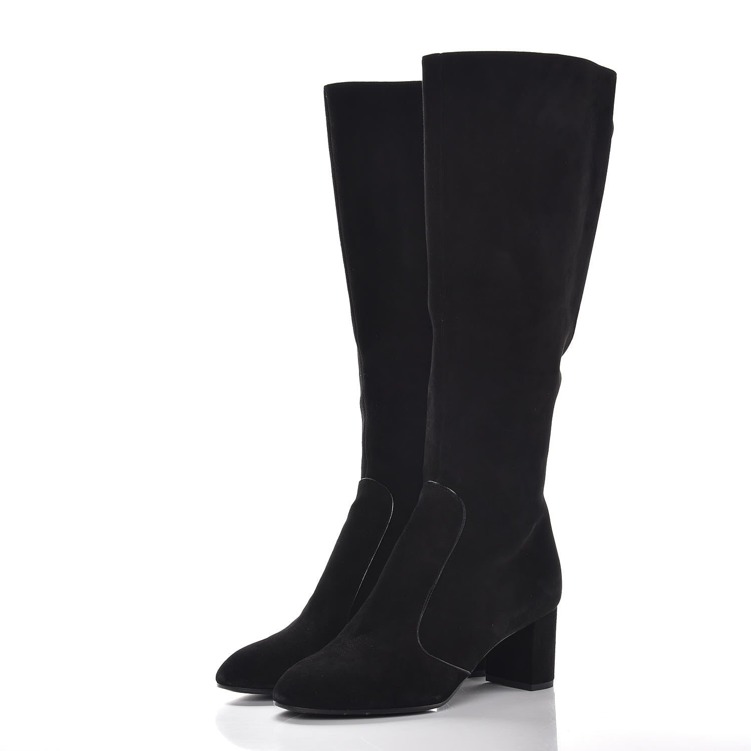 Louis Vuitton Suede Masterclass High Boots 38 Black 3 of 10