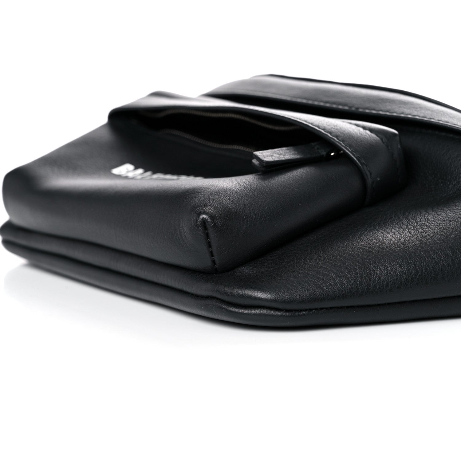 Balenciaga Calfskin Everyday Logo Belt Bag Black 9 of 9