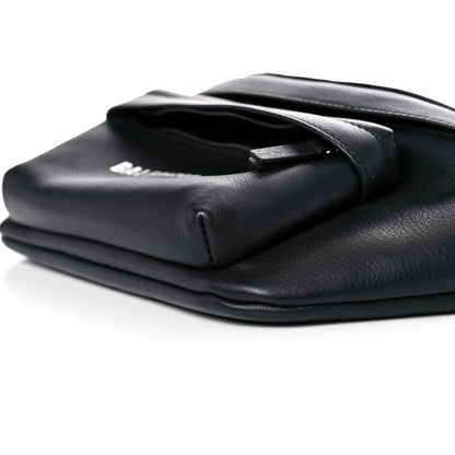 Balenciaga Calfskin Everyday Logo Belt Bag Black 9 of 9