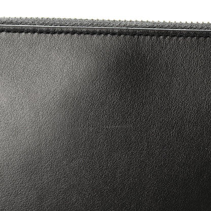 Saint Laurent Calfskin Logo Zipped Tablet Pouch Black 10 of 10