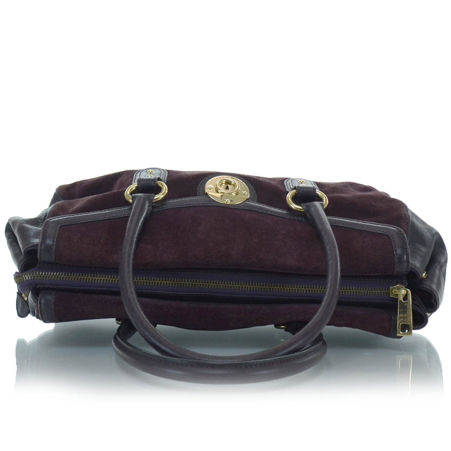 Marc Jacobs Soft Calfskin and Suede Satchel 7 of 13