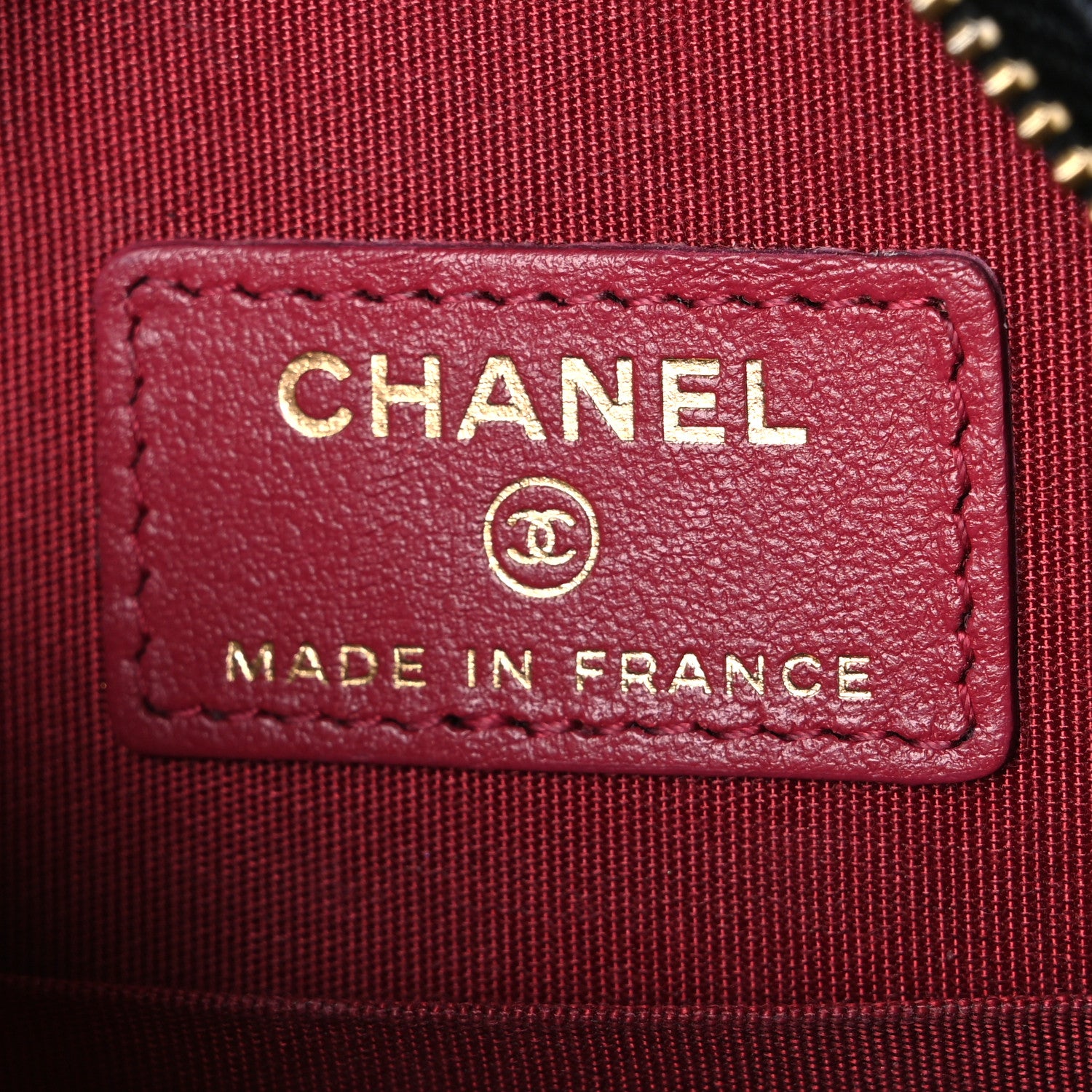 Chanel Lambskin Quilted Chanel 19 Round Clutch With Chain Black 6 of 10