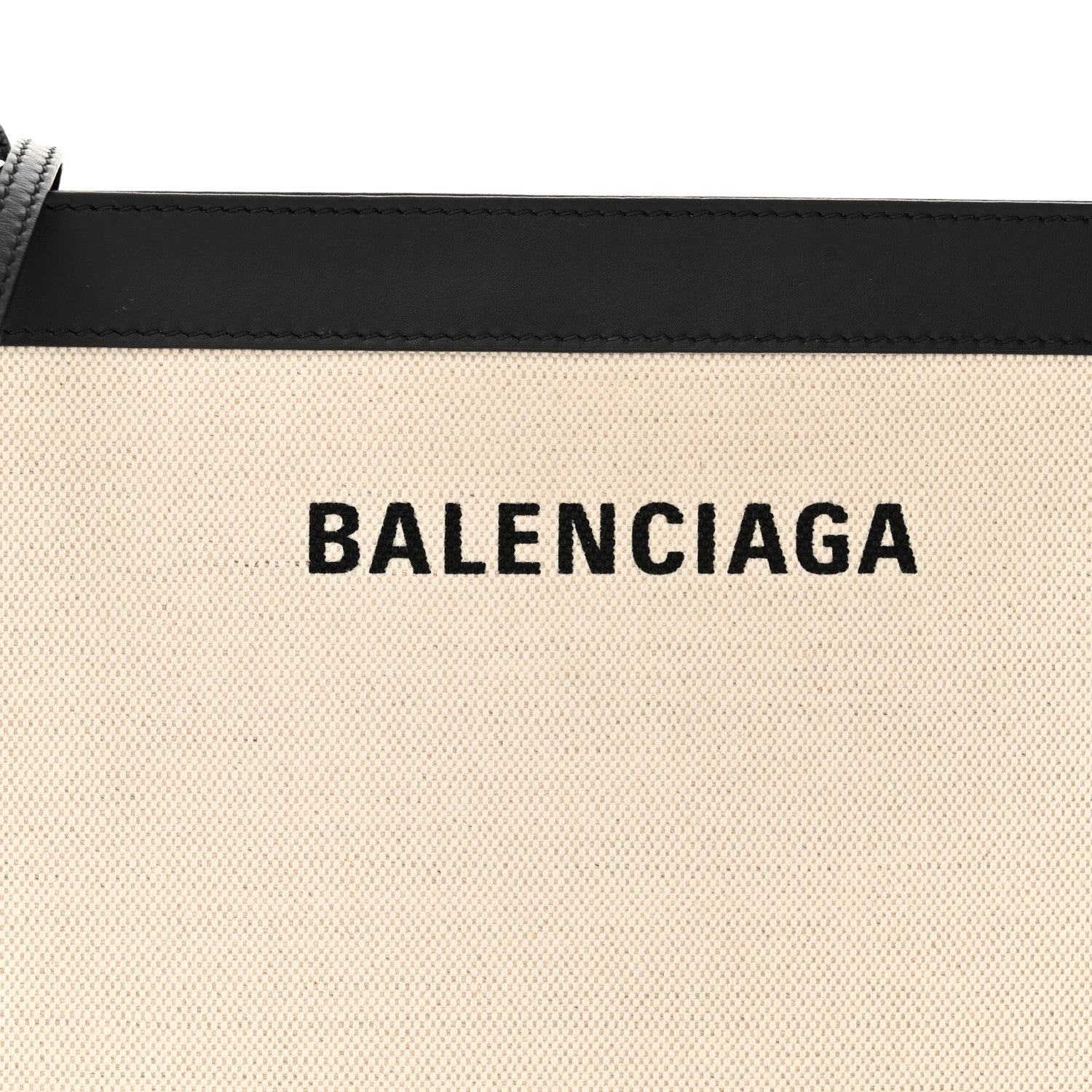 Balenciaga Cotton Canvas Pochette Crossbody Bag Black 9 of 11