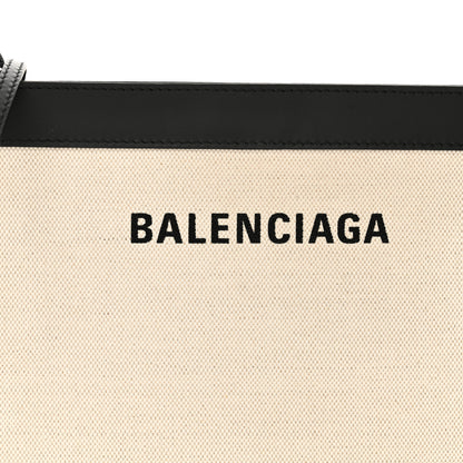 Balenciaga Cotton Canvas Pochette Crossbody Bag Black 9 of 11