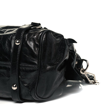 Miu Miu Vitello Lux Mini Bow Bag Black 9 of 9