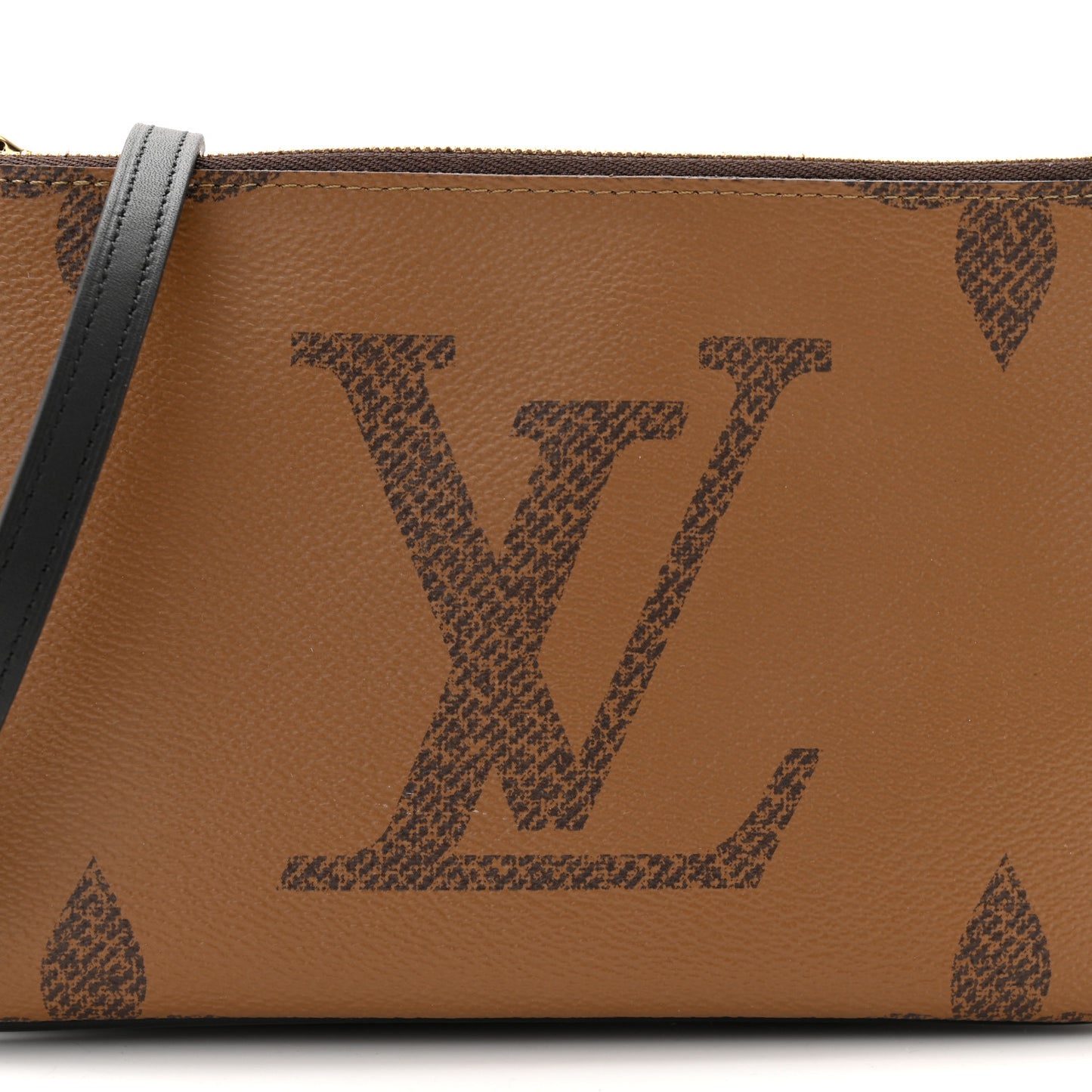 Reverse Monogram Giant Double Zip Pochette