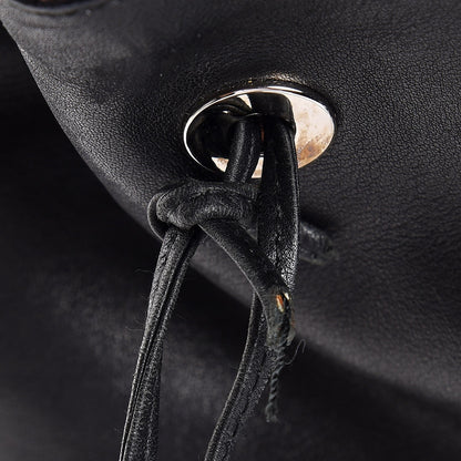 Gucci Calfskin Bamboo Top Handle Bag Black 8 of 11