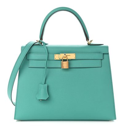 Hermes Epsom Kelly Sellier 28 Vert Verone 1 of 12