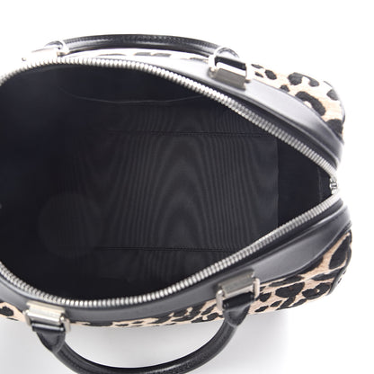Louis Vuitton Jacquard Velvet Leopard Print Stephen Sprouse Speedy 5 of 9