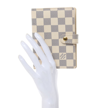 Louis Vuitton Damier Azur Small Ring Agenda Cover 2 of 9