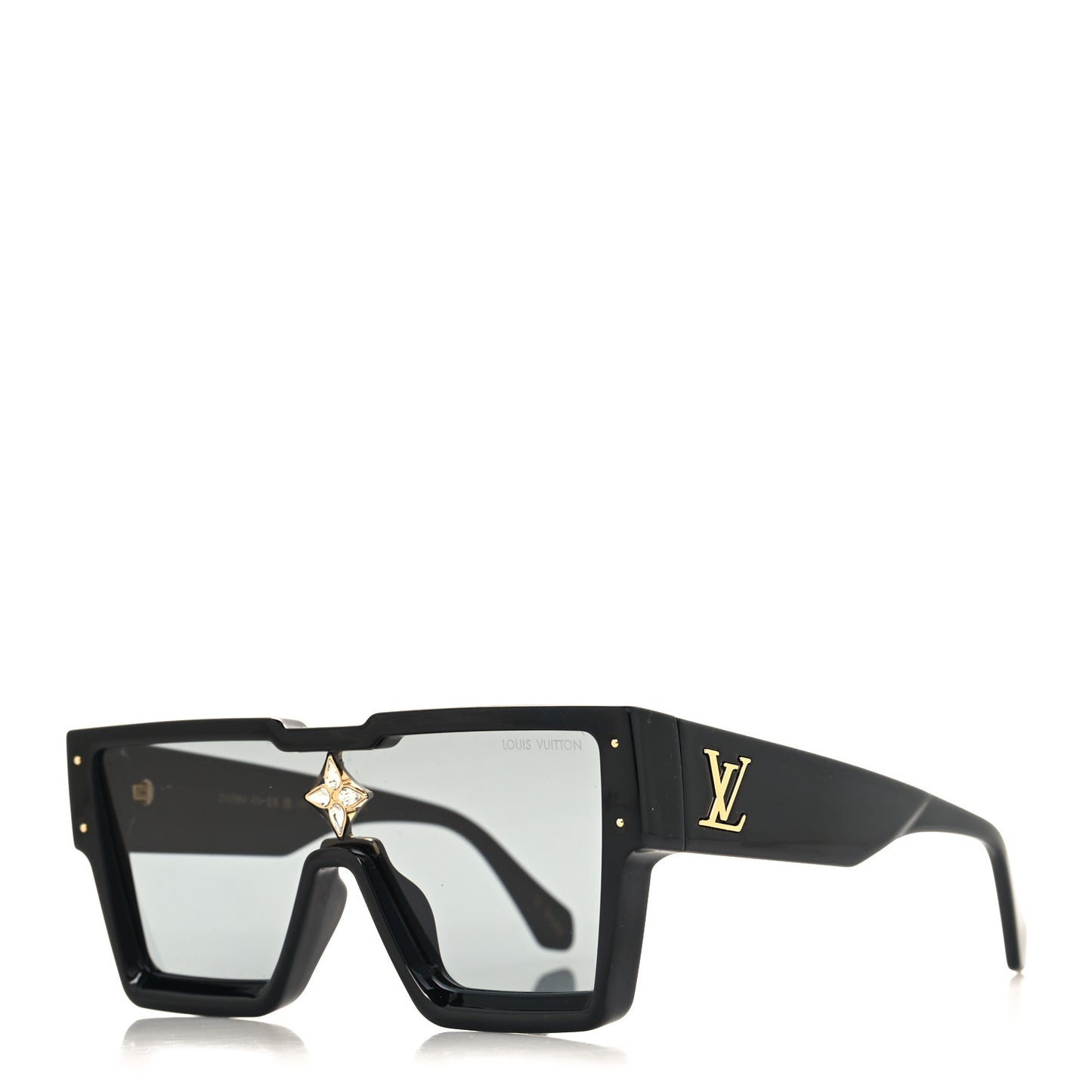 Acetate Swarovski Crystal Cyclone Sunglasses Z1578W Black