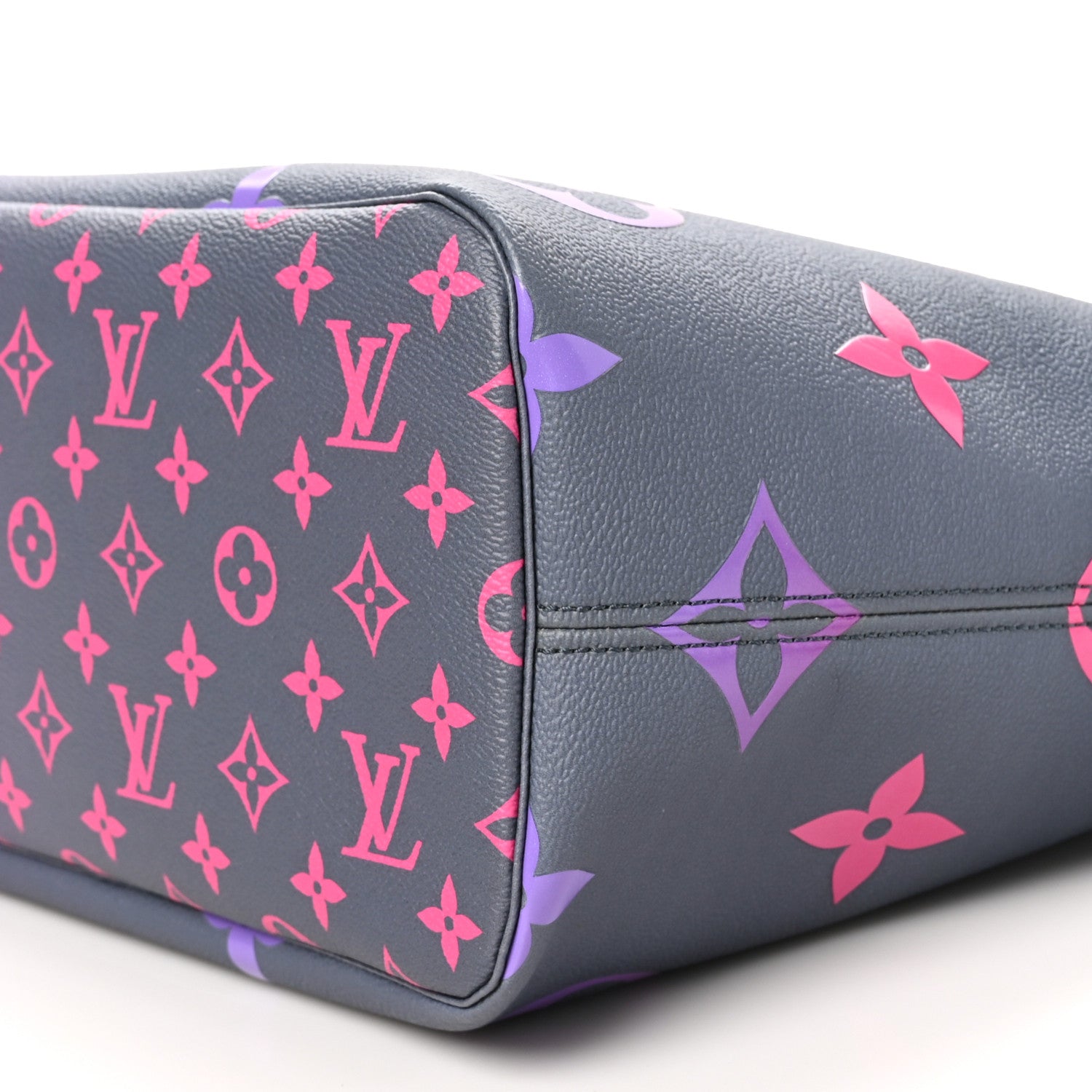 Louis Vuitton Monogram Giant Spring In The City Neverfull MM Midnight Fuchsia 10 of 10