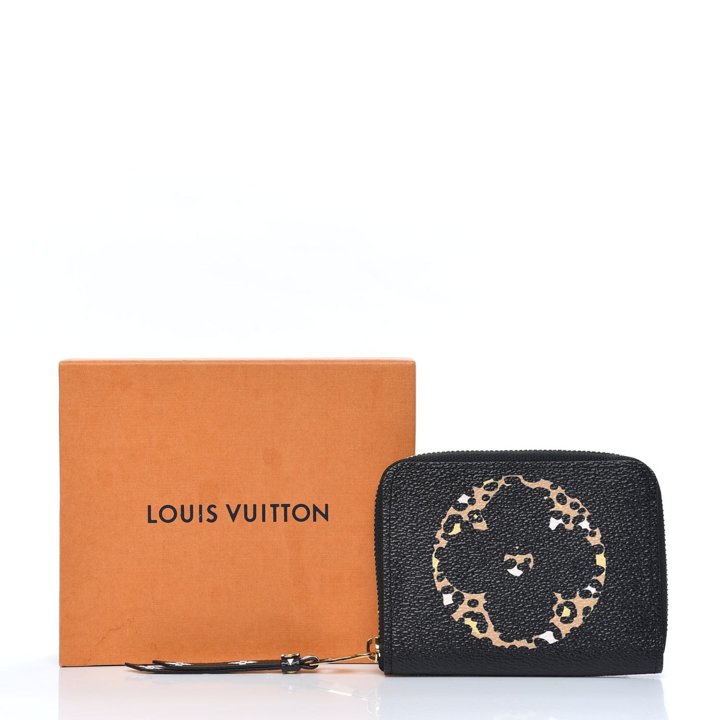 Monogram Giant Jungle Zippy Coin Purse Black