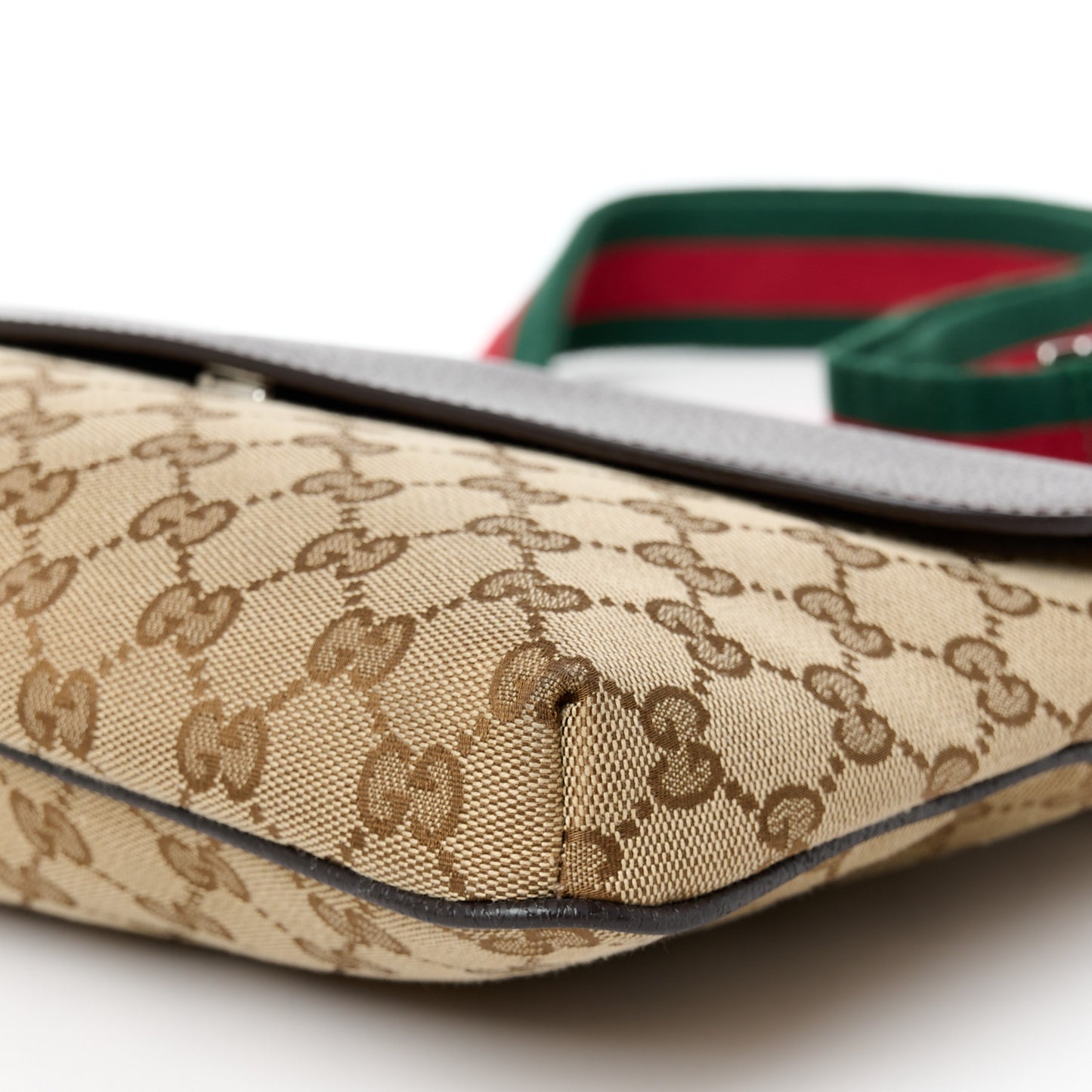Monogram Signature Web Small Messenger Brown