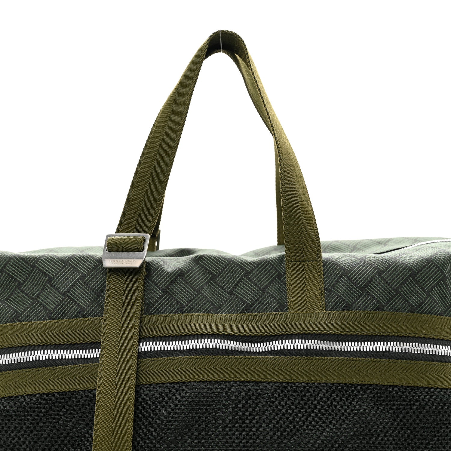 Bottega Veneta Jacquard Nylon Intrecciato Trekking Tote Khaki 4 of 8