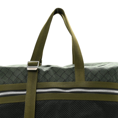 Bottega Veneta Jacquard Nylon Intrecciato Trekking Tote Khaki 4 of 8