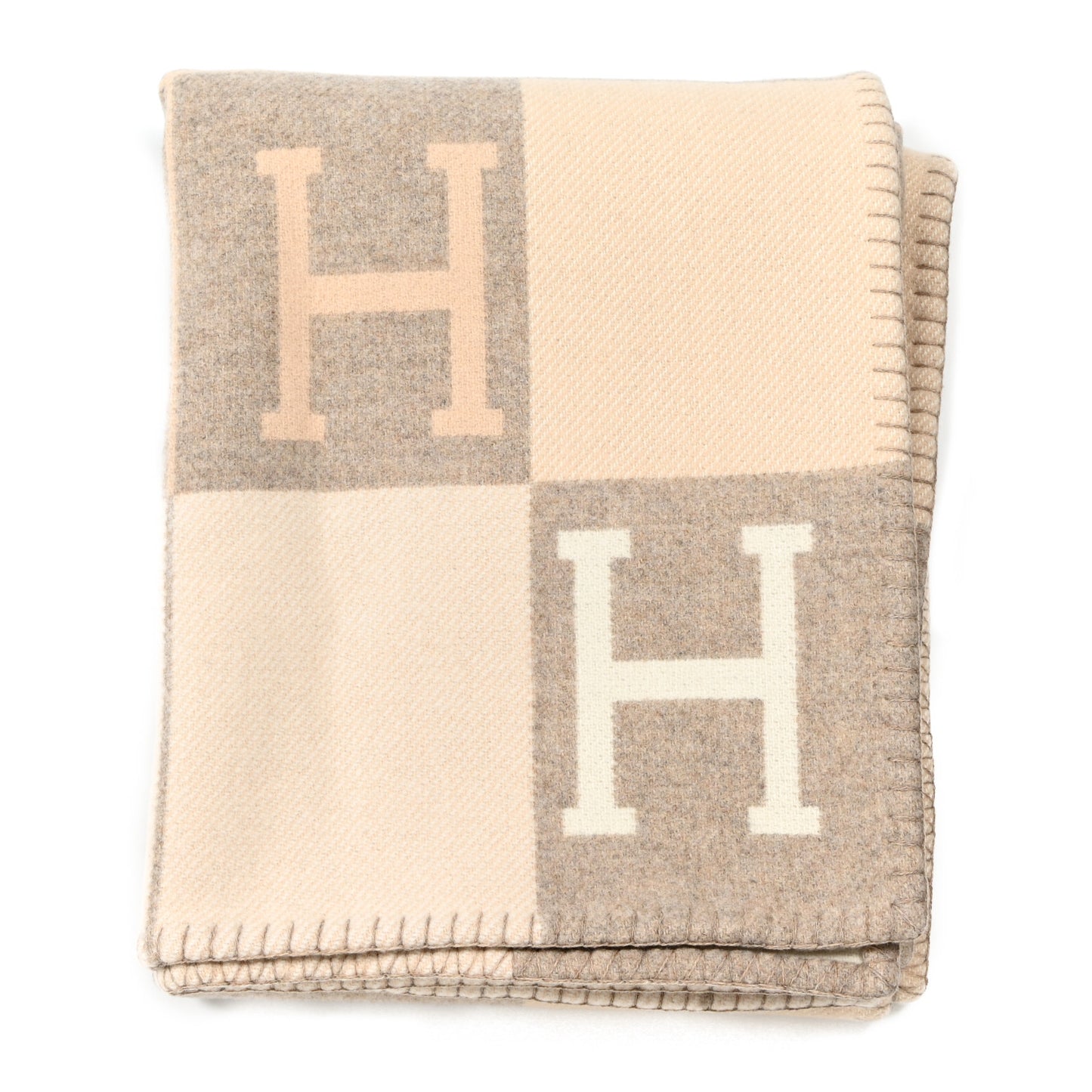 Wool Cashmere Avalon III Blanket Coco Camomille