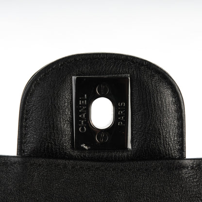 Chanel Calfskin Quilted Mini Rectangular Flap So Black 7 of 8