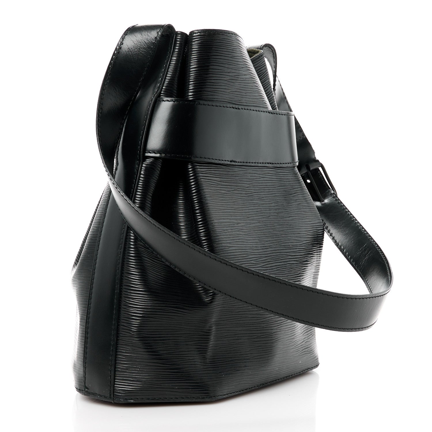 Louis Vuitton Epi Sac D'Epaule Black 3 of 12
