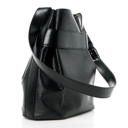 Louis Vuitton Epi Sac D'Epaule Black 3 of 12