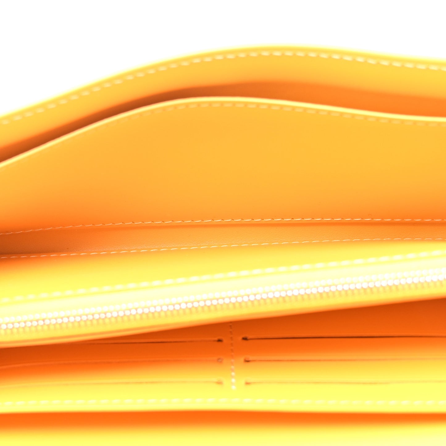 Goyardine Varenne Long Wallet Yellow