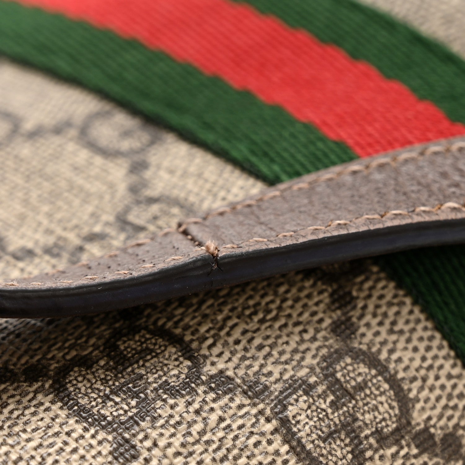 Gucci GG Supreme Monogram Web Mini Ophidia Shoulder Bag Brown 13 of 13