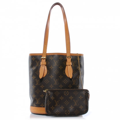Louis Vuitton Monogram Petit Bucket 23 1 of 7