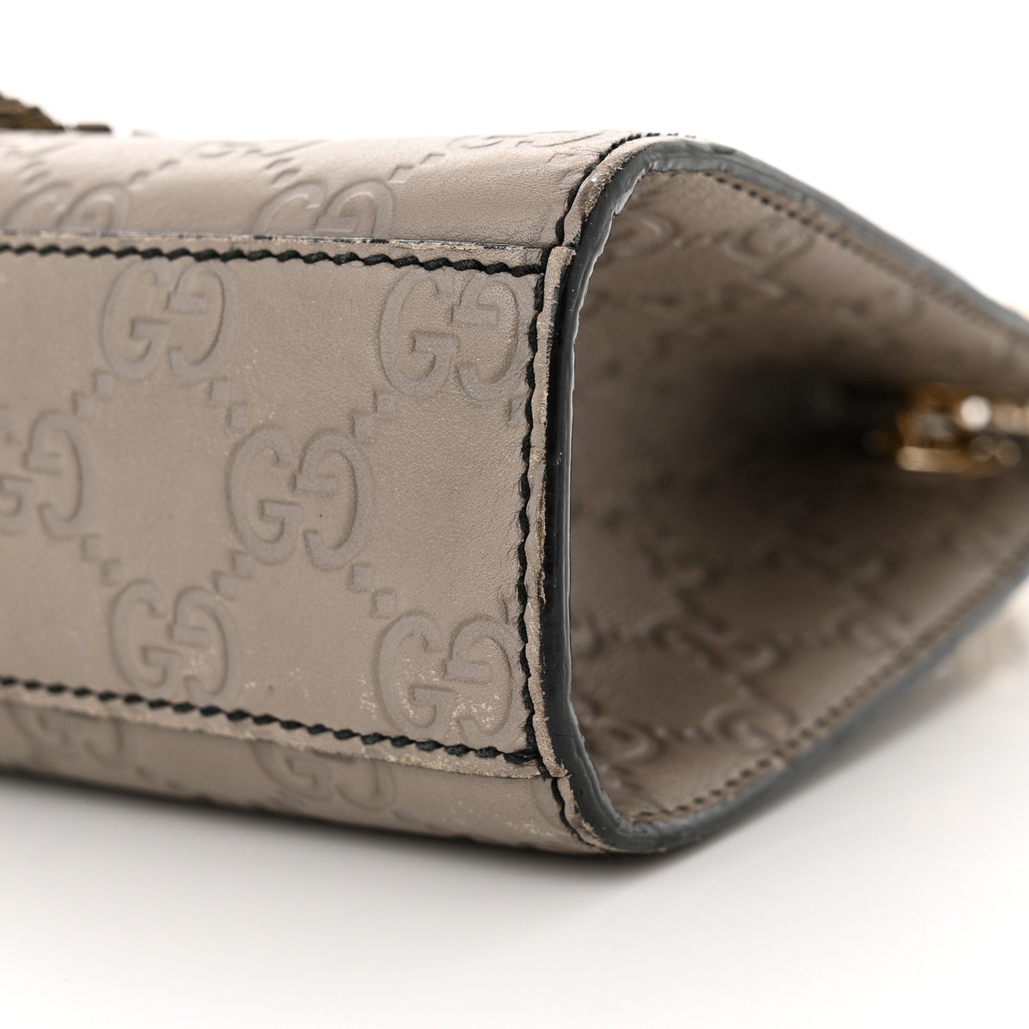 Gucci Guccissima Small Emily Chain Shoulder Bag Storm Grey 10 of 18