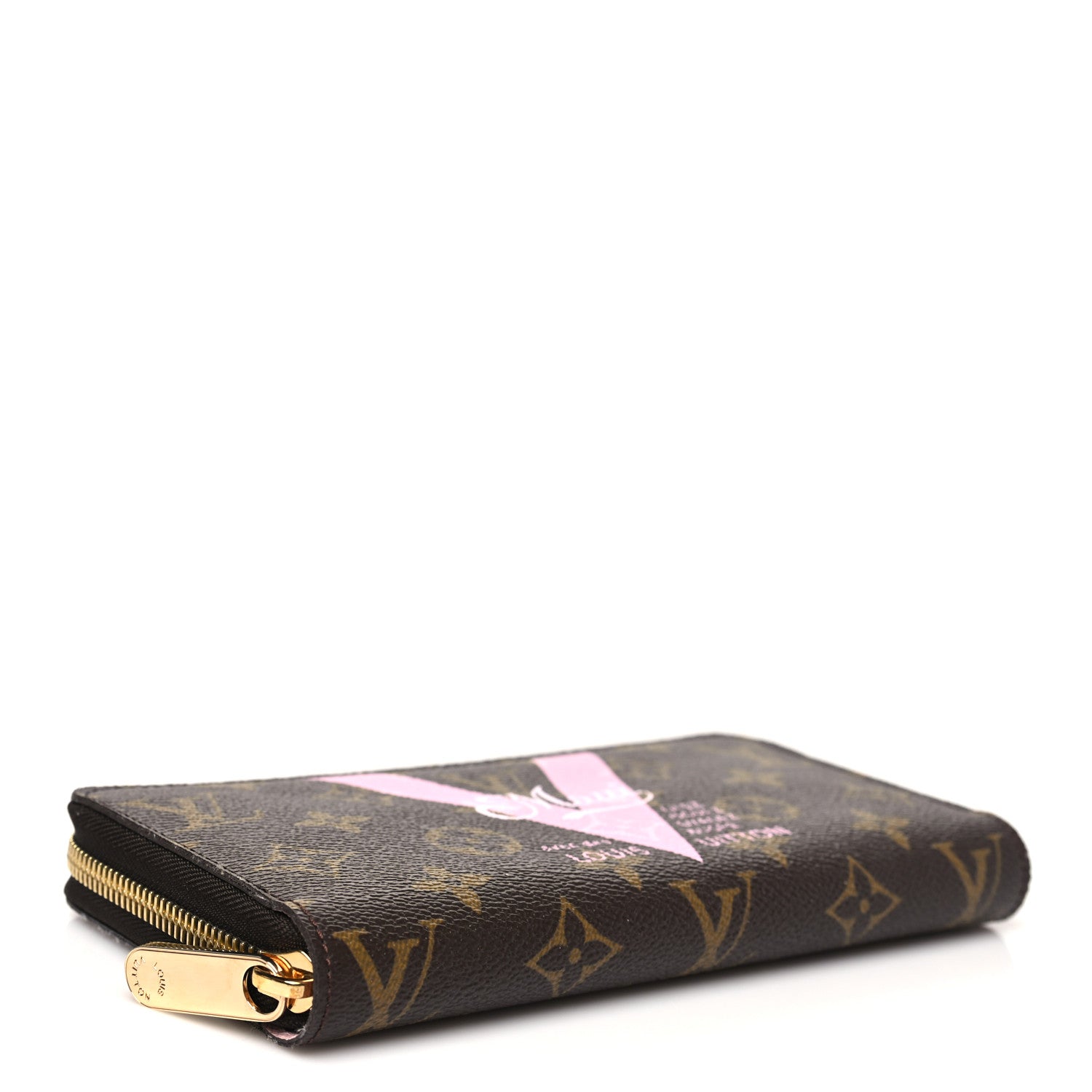 Louis Vuitton Monogram Maui V Zippy Wallet Rose Ballerine 3 of 7