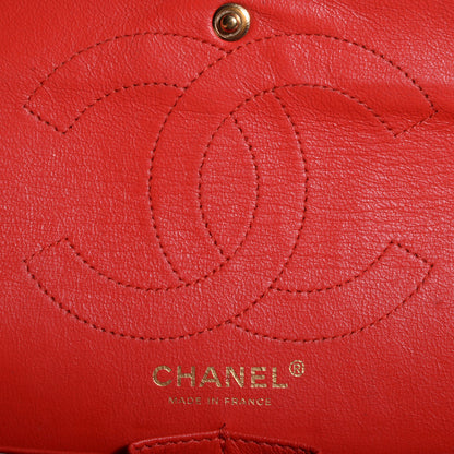 Chanel Crackled Patent Calfskin Puzzle 2.55 Reissue 226 Flap Red 6 of 9