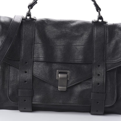 Proenza Schouler Lambskin Medium PS1 Satchel Black 7 of 9
