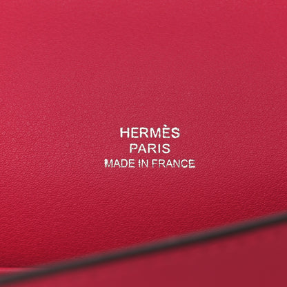 Hermes Swift Kelly Pochette Clutch Rose Extreme 6 of 12