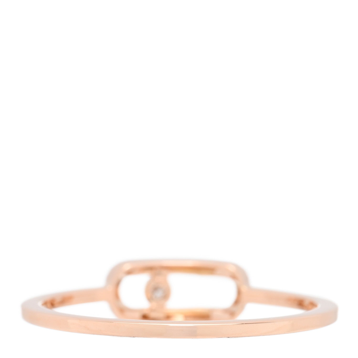 Messika 18K Rose Gold Diamond Move Uno Ring 57 8 3 of 6
