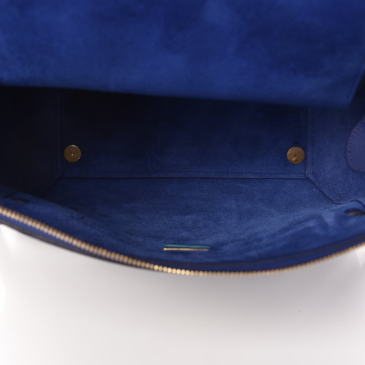 Celine Grained Calfskin Mini Belt Bag Indigo 5 of 11