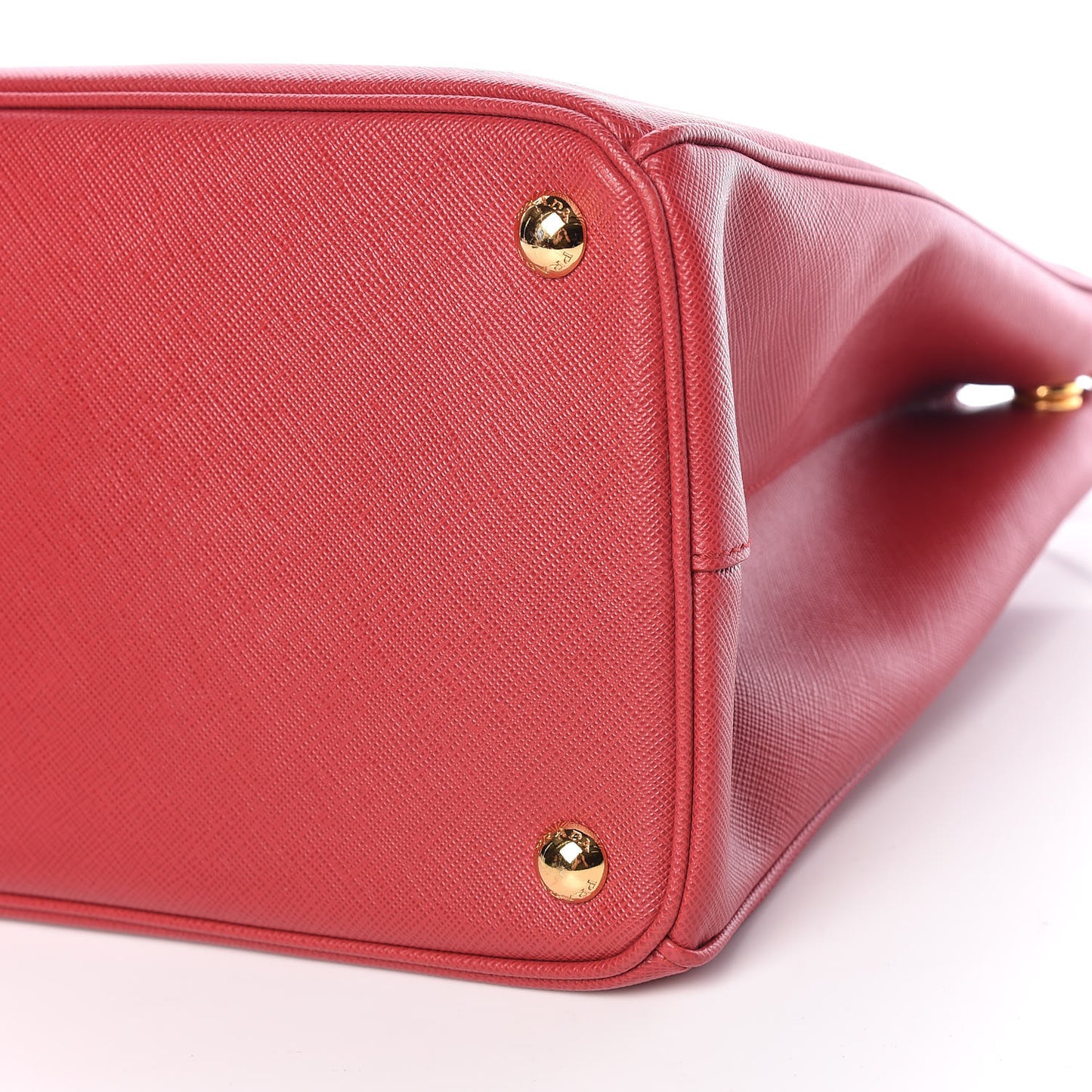 Saffiano Medium Galleria Double Zip Tote Fuoco