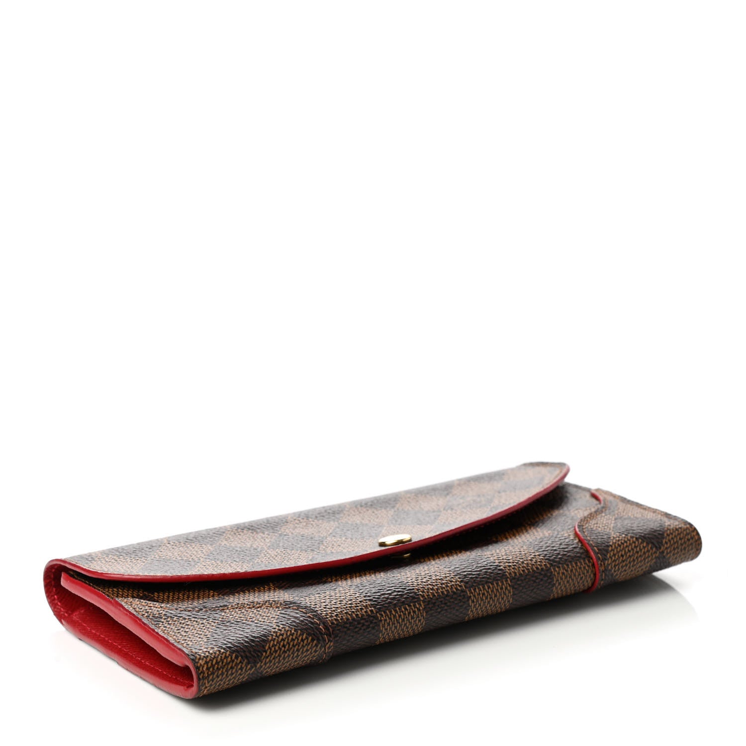 Louis Vuitton Damier Ebene Caissa Wallet Cherry 3 of 6
