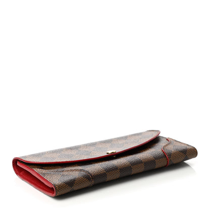 Louis Vuitton Damier Ebene Caissa Wallet Cherry 3 of 6