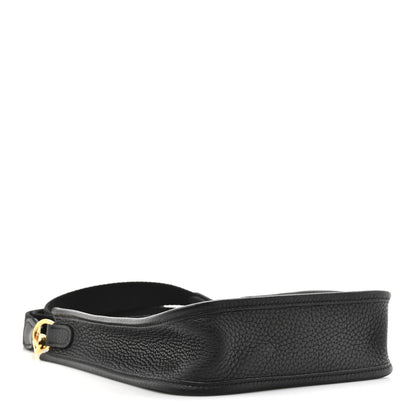 Hermes Taurillon Clemence Evelyne TPM Black 4 of 10