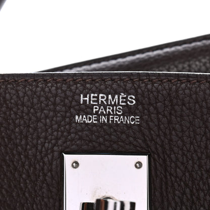 Hermes Togo Birkin 40 Chocolate 7 of 12