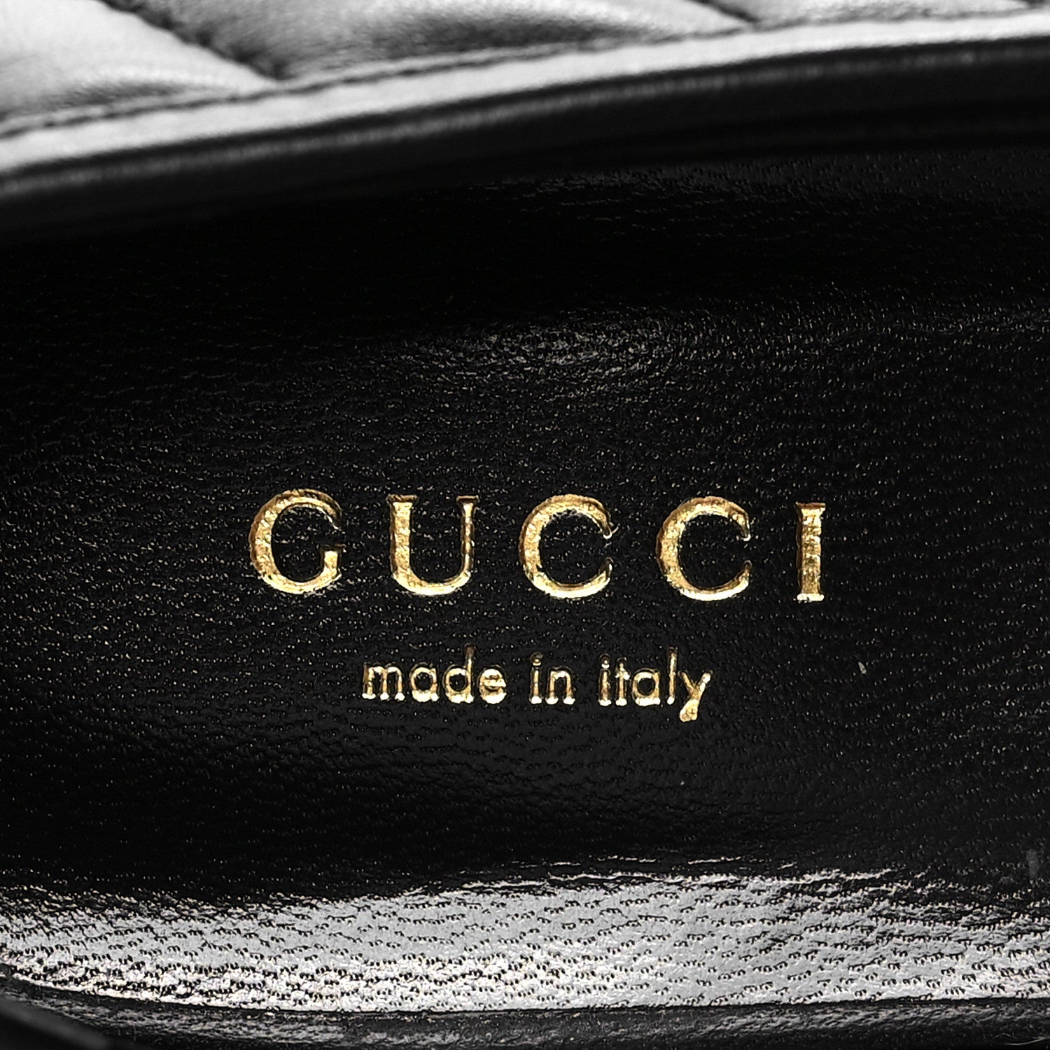 Gucci Nappa Matelasse Double G Marmont Loafers 36.5 Black 7 of 9