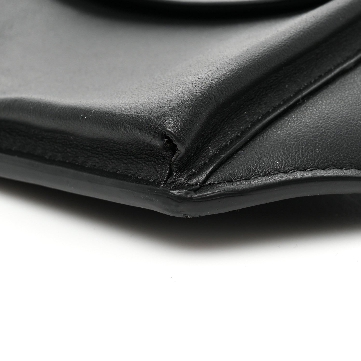 Fendi Vitello Grace Matte 3 Pocket Belt Pouch Black 8 of 8