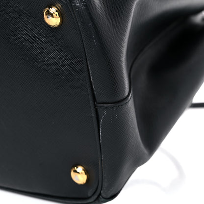 Prada Saffiano Large Galleria Double Zip Tote Black 12 of 27