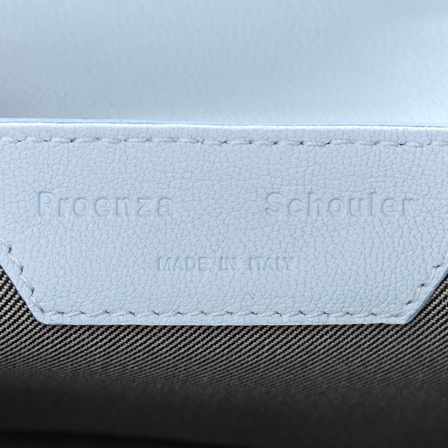 Proenza Schouler Lambskin Micro PS1 Satchel Baby Blue 6 of 9