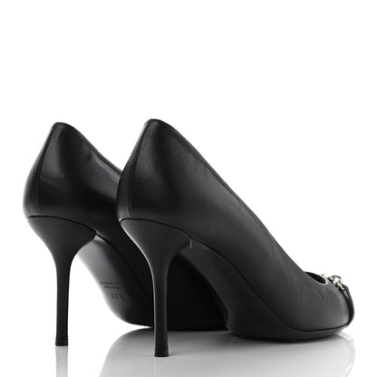 Gucci Nappa Moorea Molaita Mid Heel Pumps 37.5 Black 4 of 14