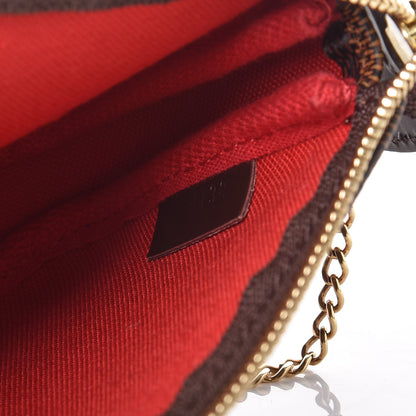 Louis Vuitton Damier Ebene Mini Pochette Accessories 7 of 8