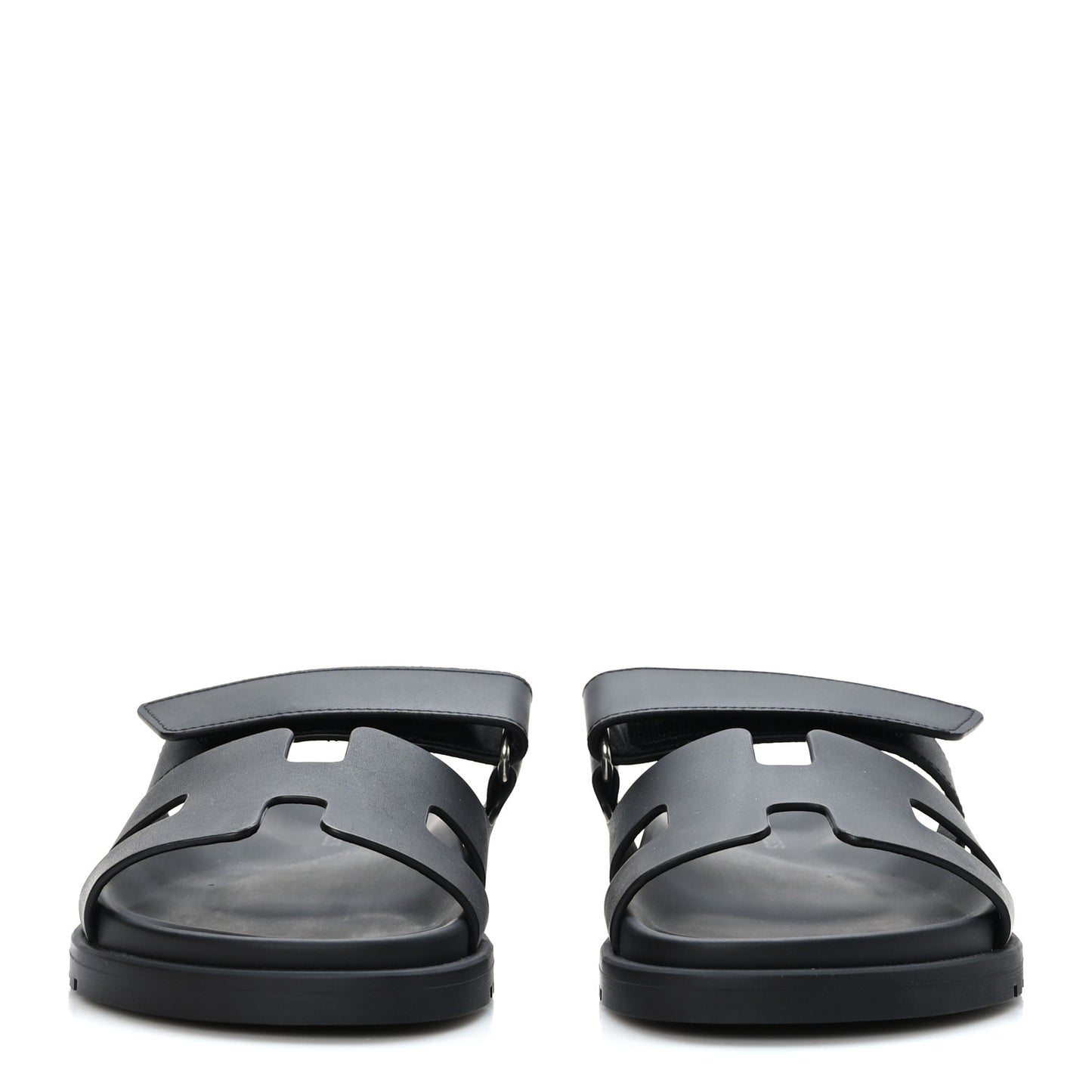Calfskin Womens Chypre Sandals 35.5 Black