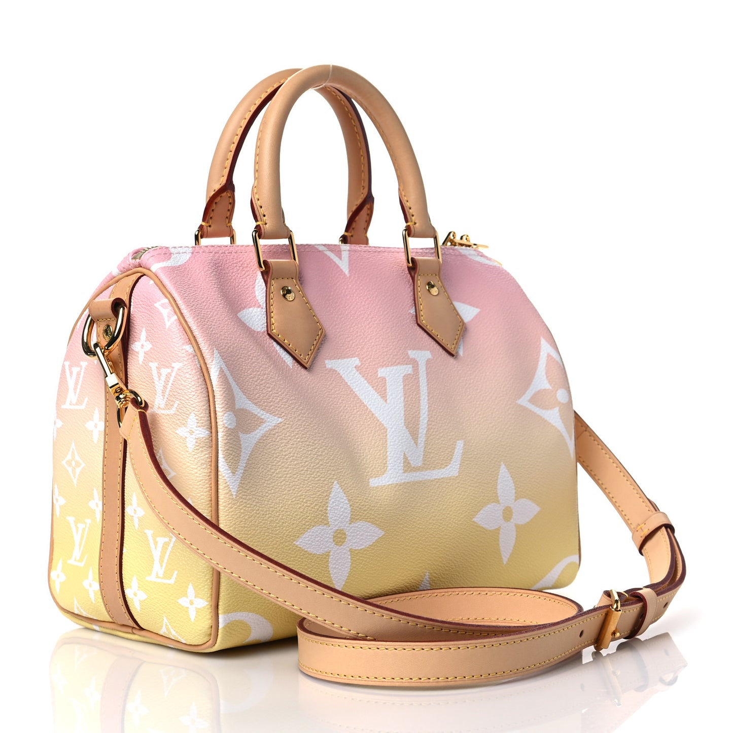 Monogram Giant By The Pool Speedy Bandouliere 25 Light Pink