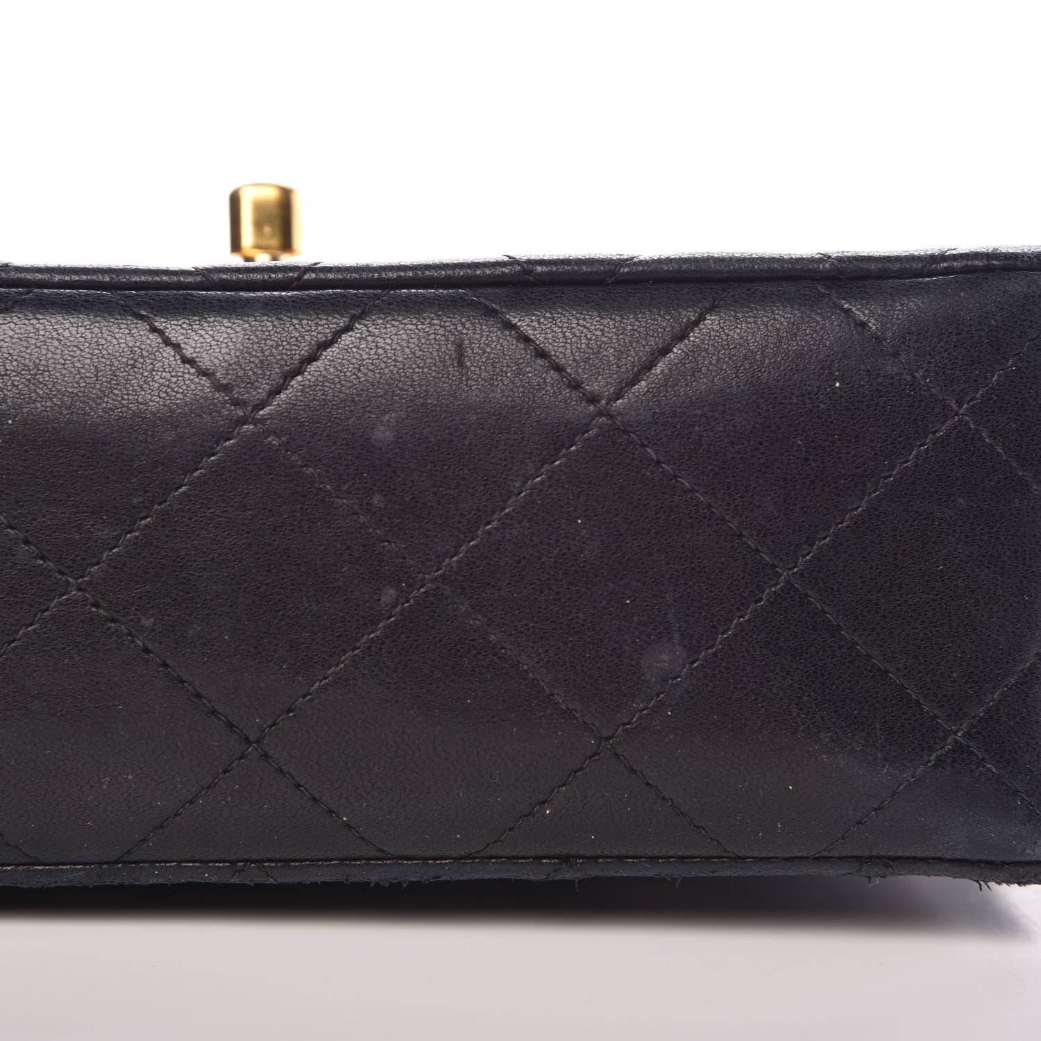 Chanel Lambskin Quilted Mini Square Flap Black 10 of 12